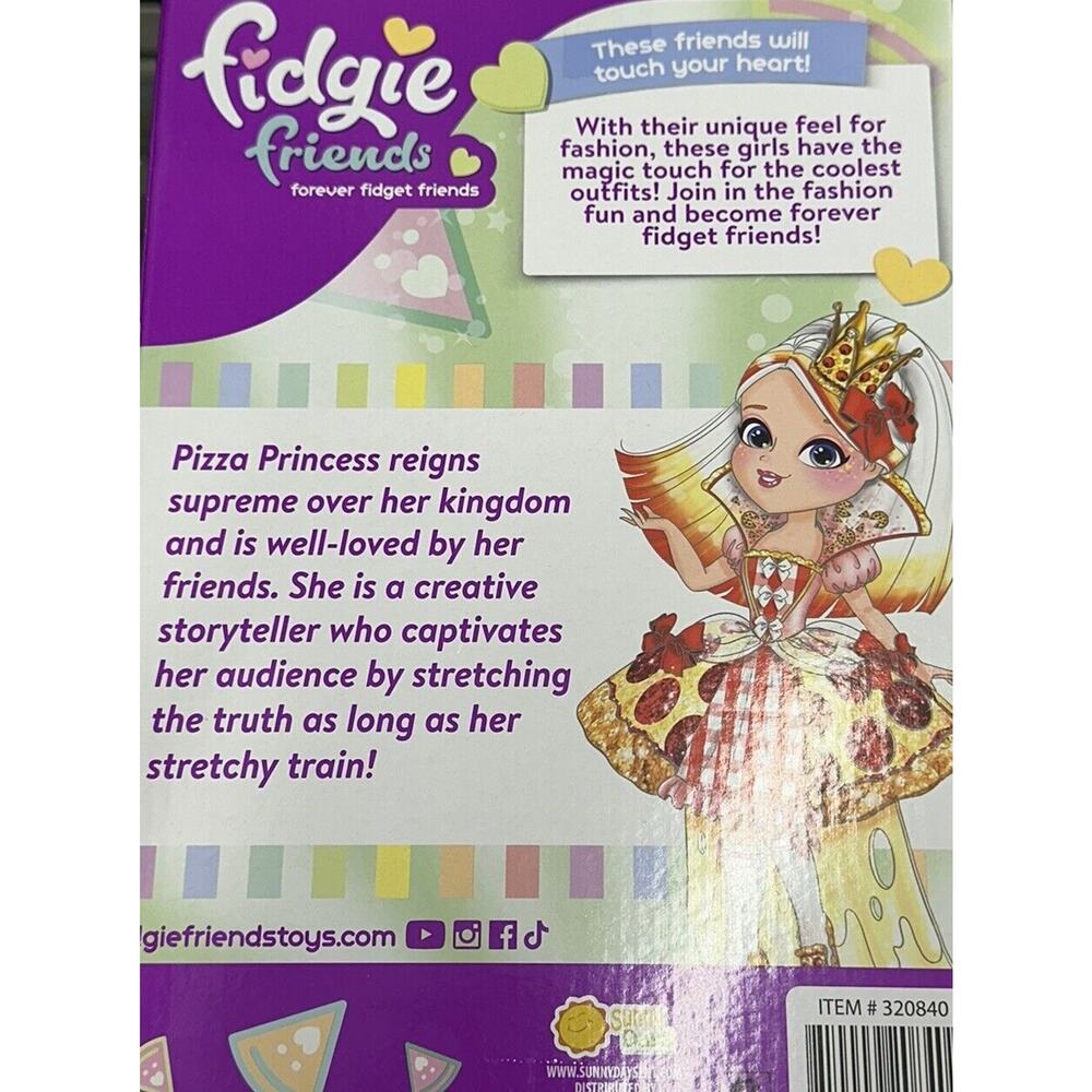 Fidgie‎ Friends Pizza Princess Fashion Doll with Fidget Fashion Features - Picture 6 of 9